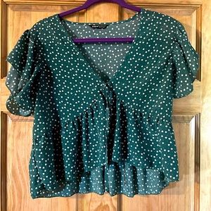 Cropped Babydoll Top